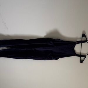 Navy Blue Sleeveless Jumpsuit